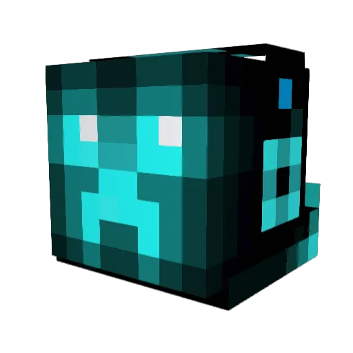 MrCoolPigman Minecraft avatar head, 3D render