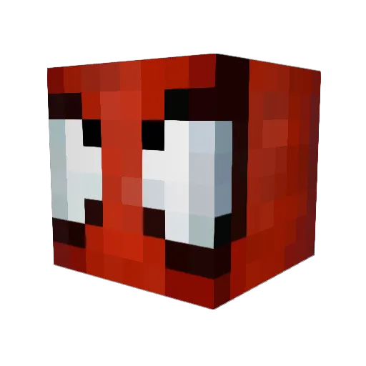 MrCoolRed5 Minecraft avatar head, 3D render
