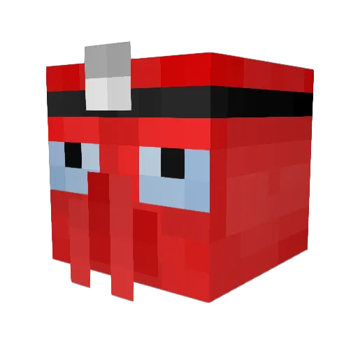 MrCrabioto Minecraft avatar head, 3D render