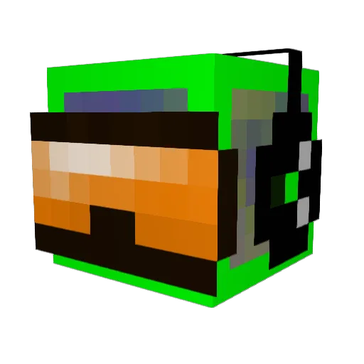 MrCracka Minecraft avatar head, 3D render