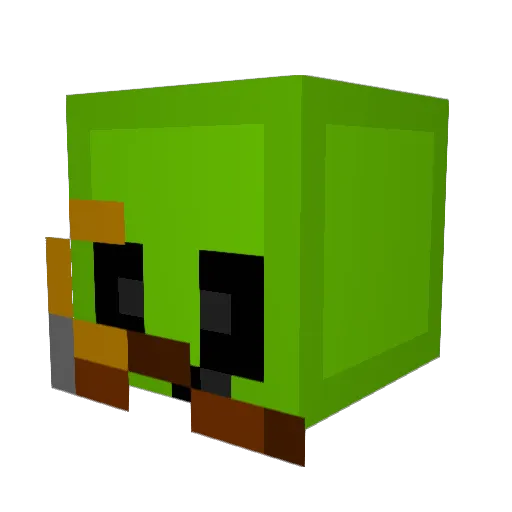 MrCraft25679 Minecraft avatar head, 3D render