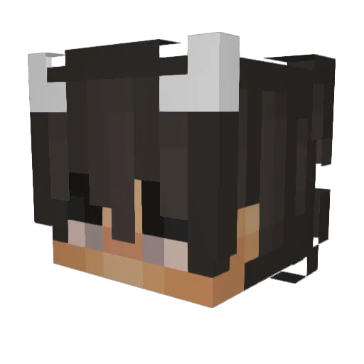 MrCraft777 Minecraft avatar head, 3D render