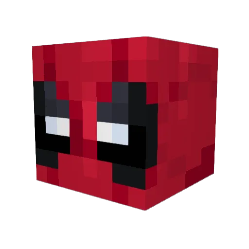 MrCreamPuff08 Minecraft avatar head, 3D render