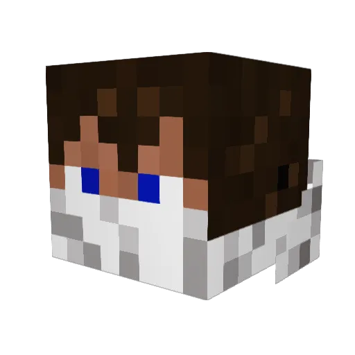 MrCreeper300 Minecraft avatar head, 3D render