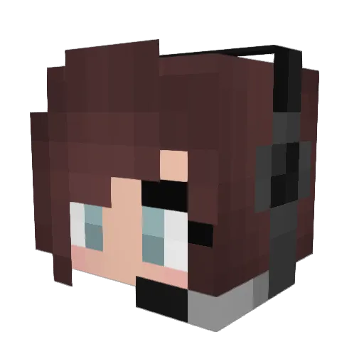 MrCrizzo Minecraft avatar head, 3D render
