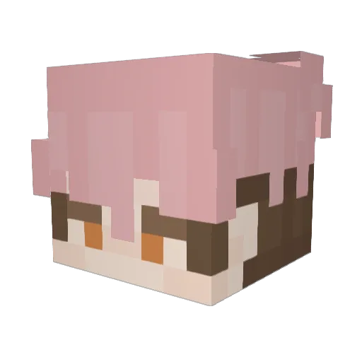 MrCuban Minecraft avatar head, 3D render