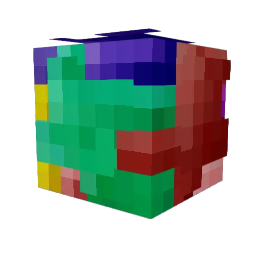 MrCube6 Minecraft avatar head, 3D render