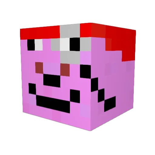 MrCustard1 Minecraft avatar head, 3D render