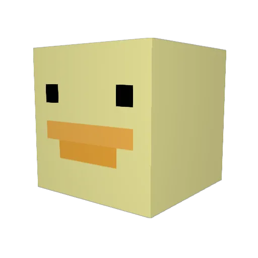 MrDaChild Minecraft avatar head, 3D render