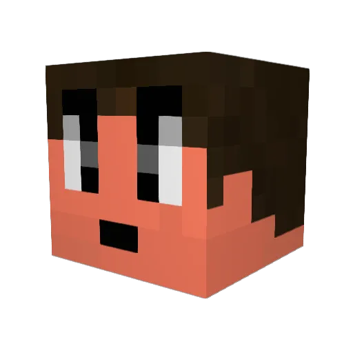 MrDamon1 Minecraft avatar head, 3D render
