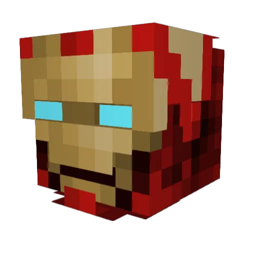 MrDanito Minecraft avatar head, 3D render