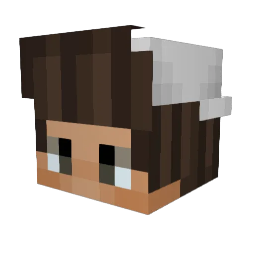 MrDardyy Minecraft avatar head, 3D render