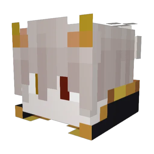 MrDarkReaper Minecraft avatar head, 3D render