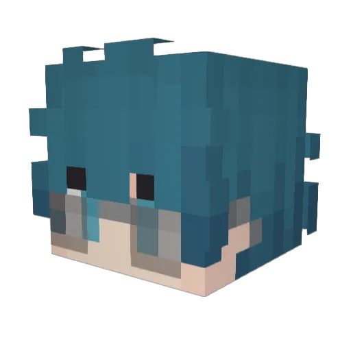 MrDarren515 Minecraft avatar head, 3D render