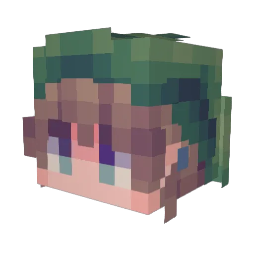 MrDaydream Minecraft avatar head, 3D render