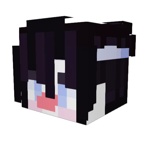 MrDayed Minecraft avatar head, 3D render