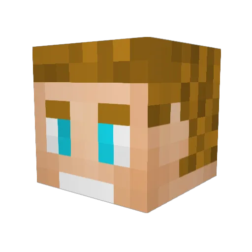 MrDeanTurner Minecraft avatar head, 3D render