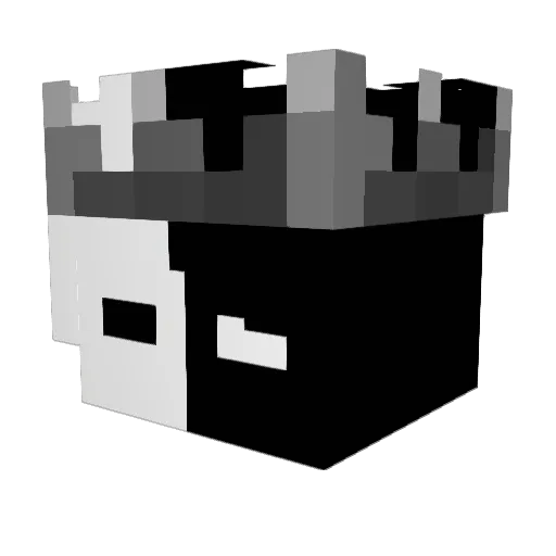 MrDel2987 Minecraft avatar head, 3D render
