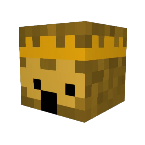 MrDelle Minecraft avatar head, 3D render