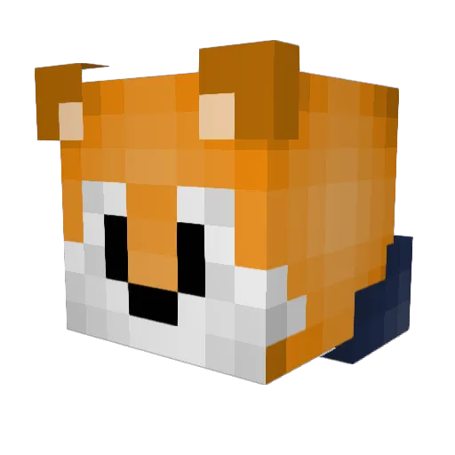 MrDenis98 Minecraft avatar head, 3D render