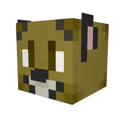 MrDepye Minecraft avatar head, 3D render
