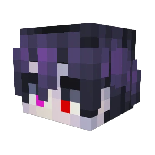 MrDerick_io Minecraft avatar head, 3D render