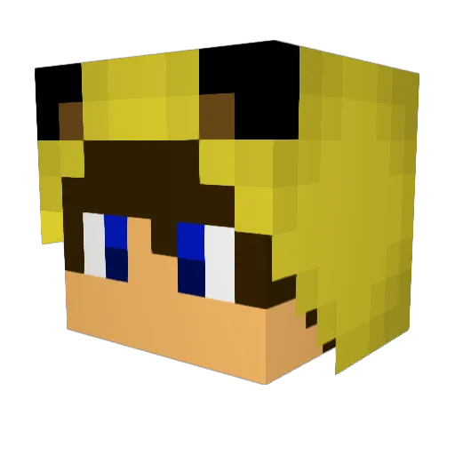 MrDey_M Minecraft avatar head, 3D render