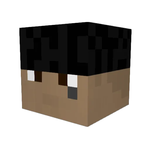 MrDiaMc Minecraft avatar head, 3D render