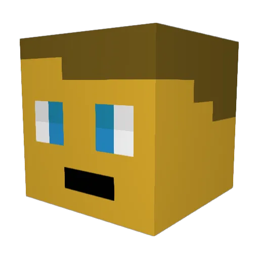 MrDiamondEvan Minecraft avatar head, 3D render