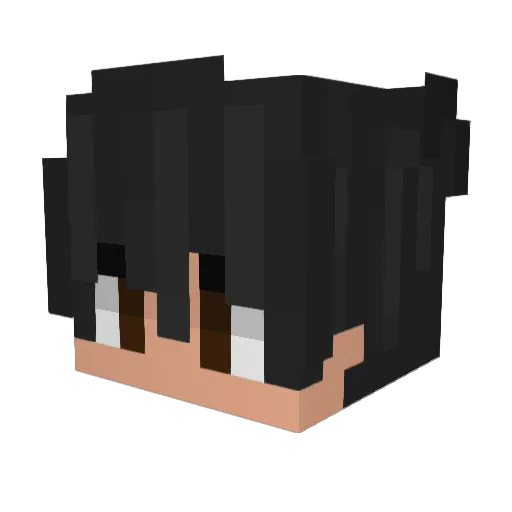 MrDiamondPlayz_ Minecraft avatar head, 3D render