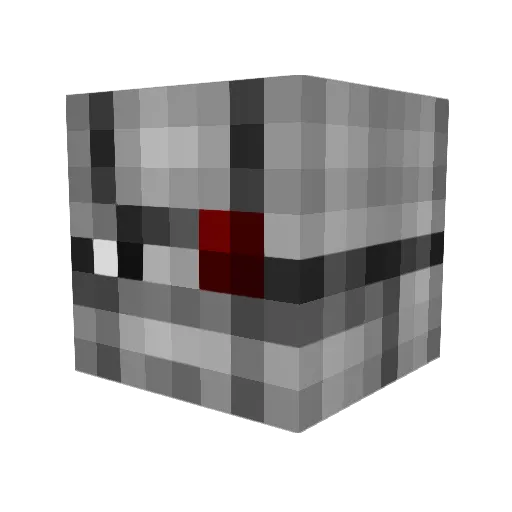 MrDighty Minecraft avatar head, 3D render
