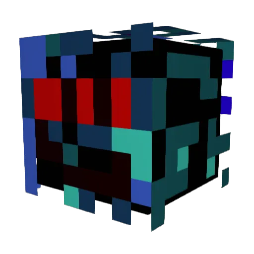 MrDilcue Minecraft avatar head, 3D render