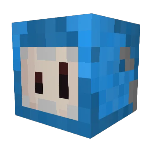 MrDipperFlipper Minecraft avatar head, 3D render
