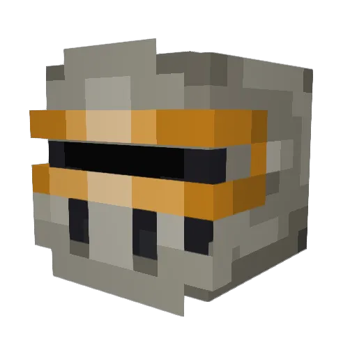 MrDodds Minecraft avatar head, 3D render