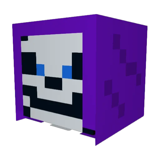MrDonaghey Minecraft avatar head, 3D render