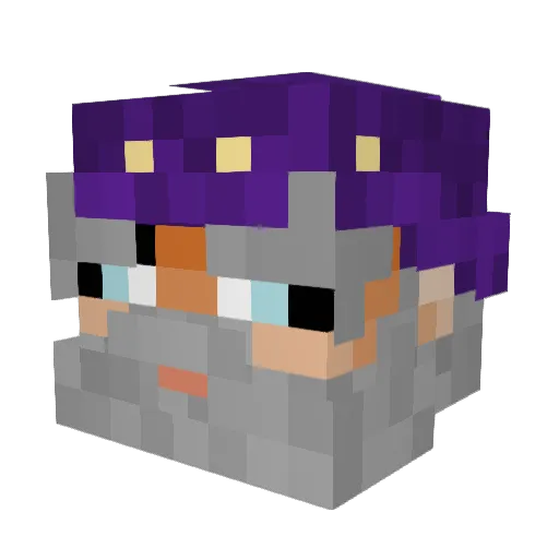 MrDonga69 Minecraft avatar head, 3D render
