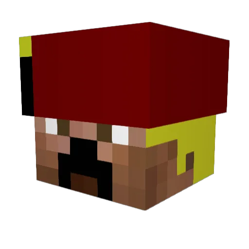 MrDoruk1234 Minecraft avatar head, 3D render