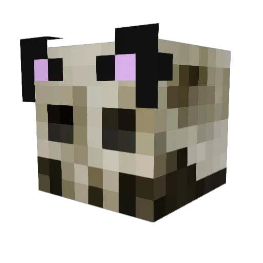 MrDotBones Minecraft avatar head, 3D render