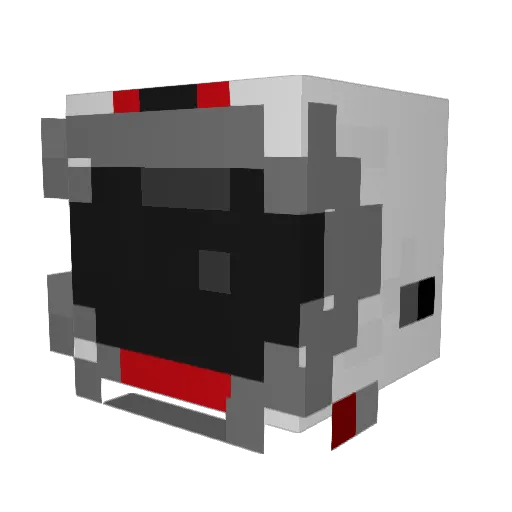 MrDoubleU12 Minecraft avatar head, 3D render