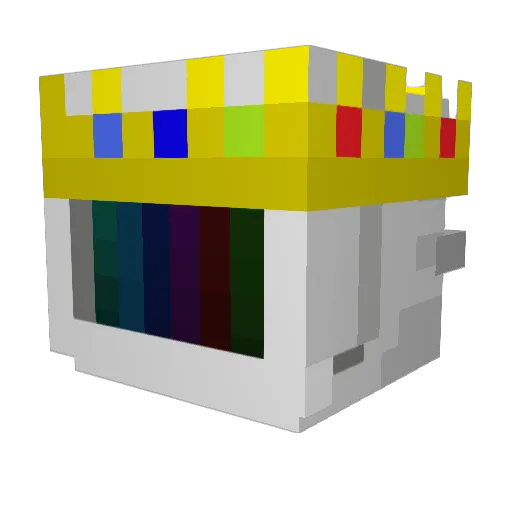 MrDrProfessor_4 Minecraft avatar head, 3D render
