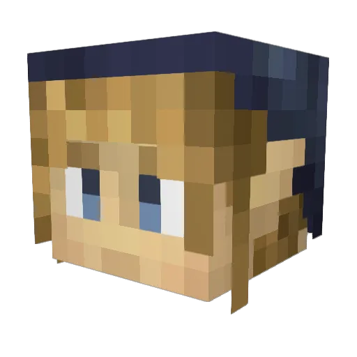 MrDrStiles Minecraft avatar head, 3D render