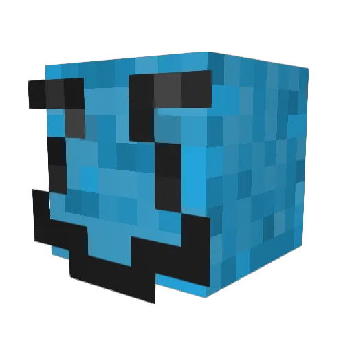 MrDreike Minecraft avatar head, 3D render