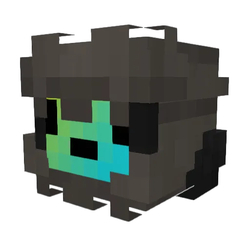 MrDuffer Minecraft avatar head, 3D render