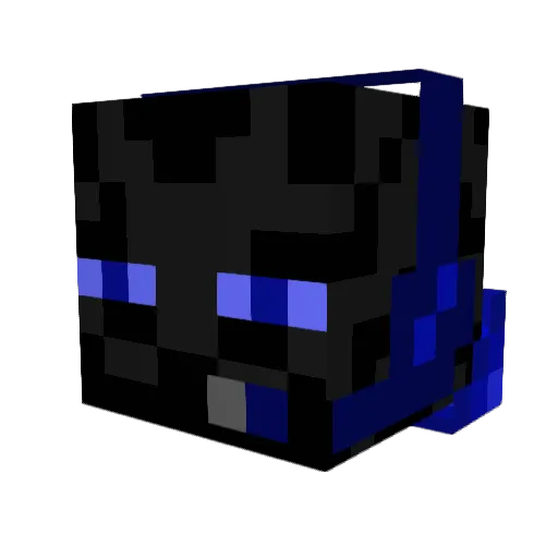 MrDumper Minecraft avatar head, 3D render