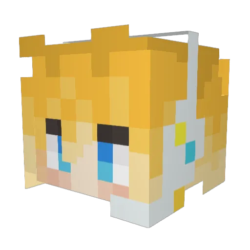 MrDumppy Minecraft avatar head, 3D render
