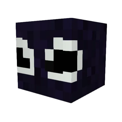 MrDuvet Minecraft avatar head, 3D render