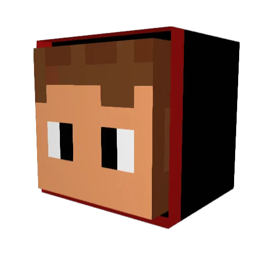 MrEagle1337 Minecraft avatar head, 3D render