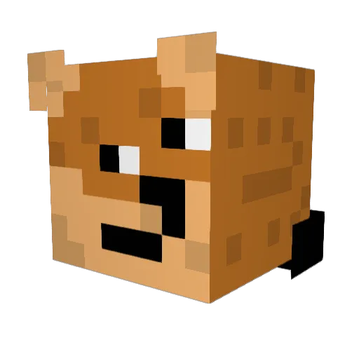 MrEagle98 Minecraft avatar head, 3D render