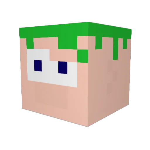 MrEdwards0 Minecraft avatar head, 3D render
