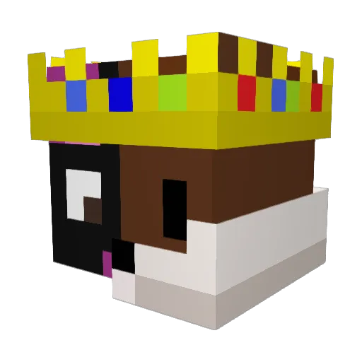 MrEek Minecraft avatar head, 3D render